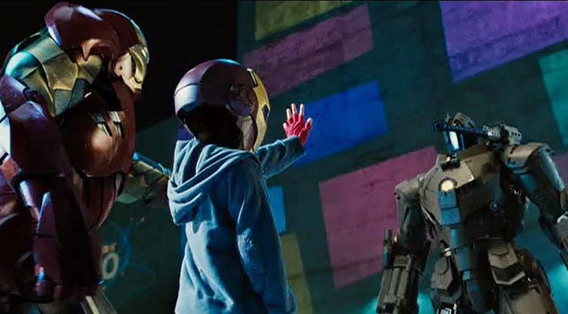 peter parker iron man 2