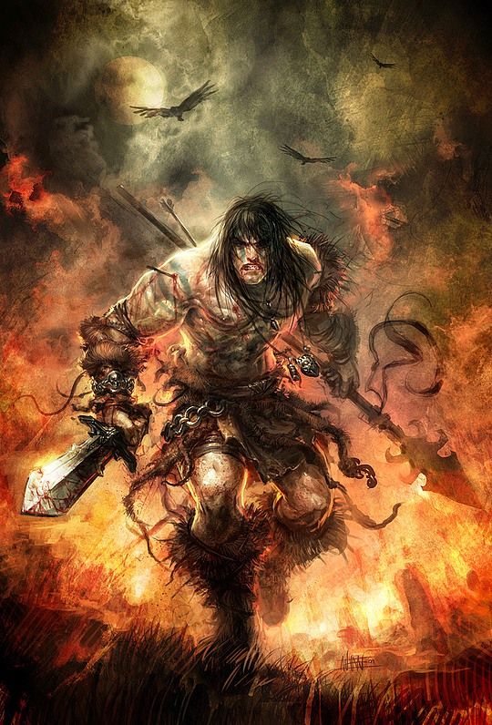 6b35096d19641535b1a39f9b870cdeb2-red-sonja-fantasy-illustration