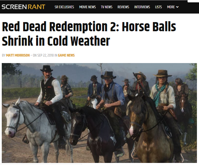 red dead horse balls