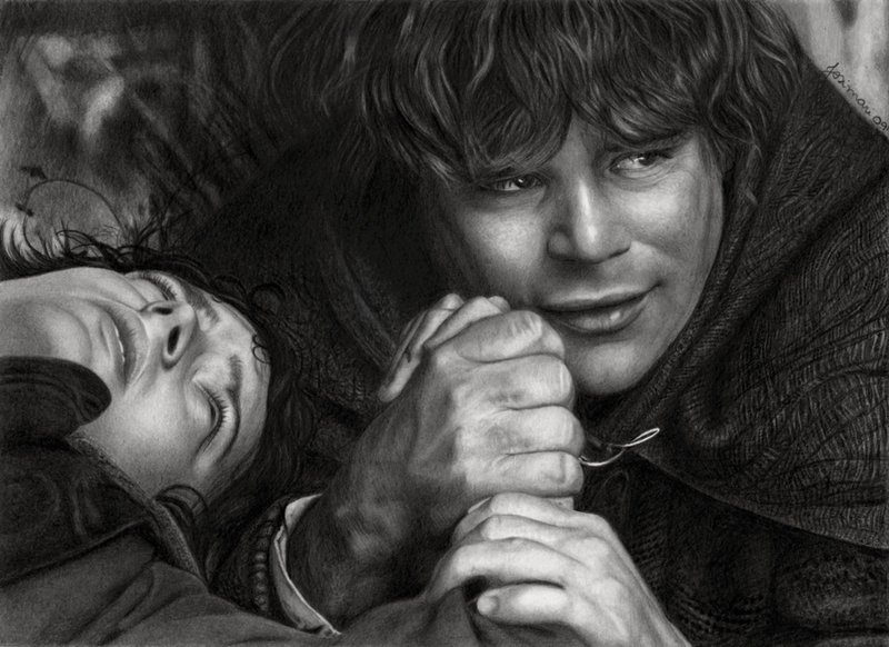 frodo_and_sam_by_esteljf-d2esehh