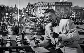 Ronald Reagan Reports on the Opening Day of Disneyland, 1955. from Weird Hollywood | Disneyland, Disney memories, Disneyland opening day