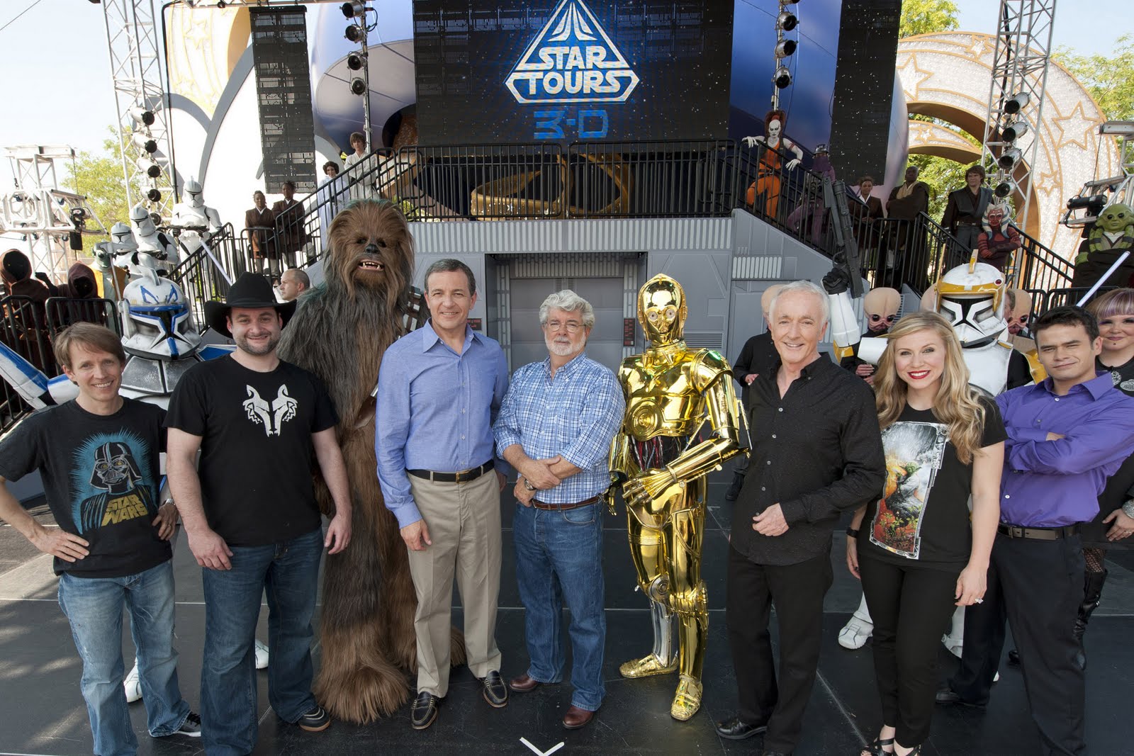 Star Wars Creator George Lucas and Disney's Bob Iger Launch Star Tours  Attraction at Walt Disney World Resort – Includes photo gallery | InPark  Magazine